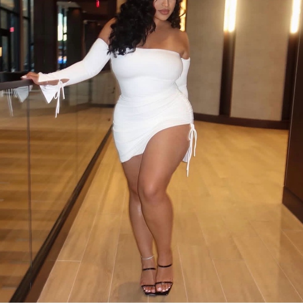 Becca Mini dress white (Baby Boo) - Picture 3 of 6